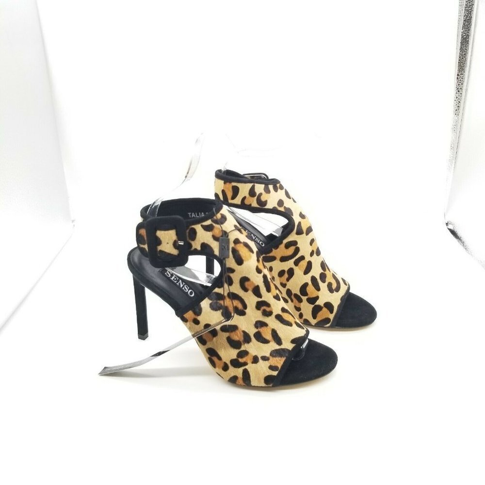 Senso Talia Heels Women Calf Hair Animal Print